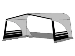 Te Velde Luifel Regenboog 240 Cm Antraciet -CampEssentials Verkoopwinkel 1 3 tevelde luifel regenboog rechts antraciet 2