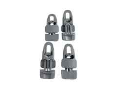 Bo Camp Voortenttapijt Clips Medium Grijs