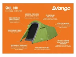 Vango Experience Tent Soul 100 -CampEssentials Verkoopwinkel 12 2 vango experience tent soul 100 eigenschapen buitenkant tersoult15077