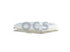 MPK Dakluik 40x40 Grijs Kader+Combirollo