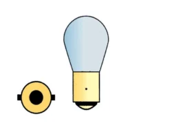 Haba BA15S 12 Volt 10 Watt 100 Lumen 18x35mm