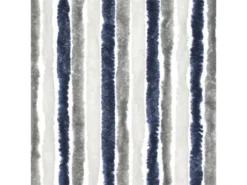 Travellife Chenille Grijs/wit/blauw 56x185cm