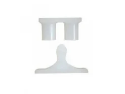 Fjord Outdoor Polysnapper Kunststof Wit à 2 Stuks