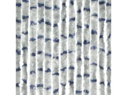 Travellife Chenille Streep Grijs/blauw 56x185cm
