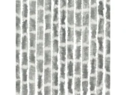 Travellife Chenille Streep Grijs/wit 56x185cm