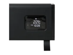 Eurom Alutherm Baseboard 1500 Black Elektrische Convector Kachel -CampEssentials Verkoopwinkel 24 4 eurom alutherm baseboard 1500 black elektrische convector kachel display aan 361193