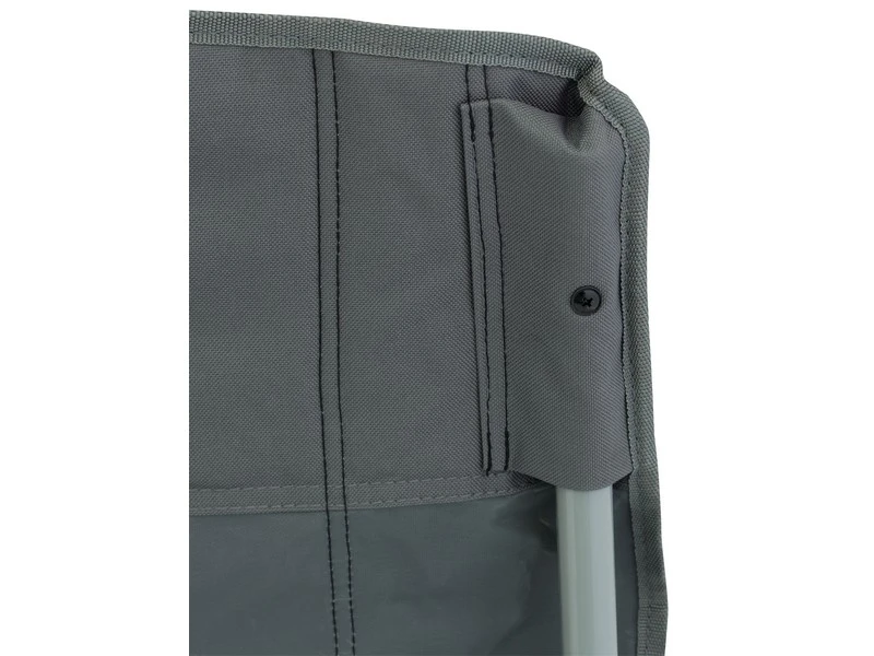 Eurotrail Vouwstoel Bolzano Grijs-Zwart 3 Eurotrail Vouwstoel Bolzano Grijs-Zwart - Afbeelding 3