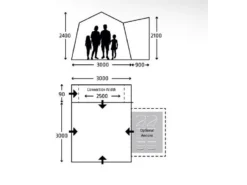 Kampa Opblaasbare Camper-bus Tent Cross Air Tc -CampEssentials Verkoopwinkel 41 3 kampa opblaasbare camper bus tent cross air tc afmeting 9120001999