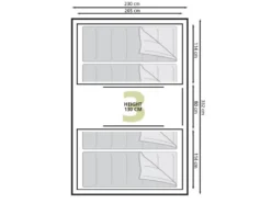 Eurotrail Vis-a-vis Tent Santiago BTC -CampEssentials Verkoopwinkel 55 2 eurotrail santiago btc plattegrond ette0609 2701