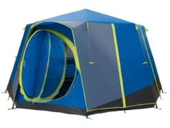 Coleman Familie Tent Octagon Blue-lime