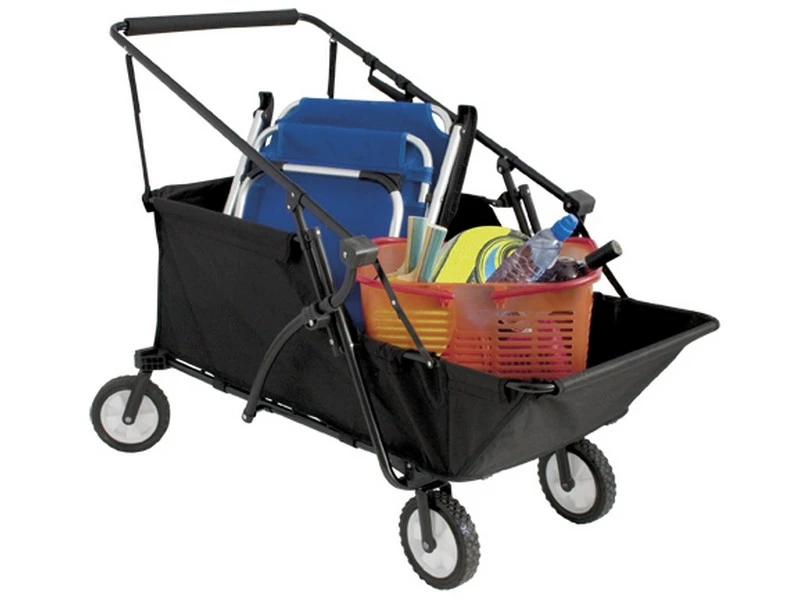 Eurotrail Caddy Bagagekar Staal Zwart 2 Eurotrail Caddy Bagagekar Staal Zwart - Afbeelding 2