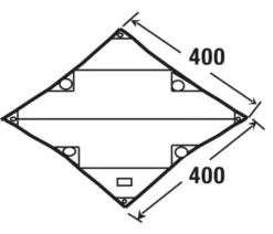 High Peak Tarp 2 -CampEssentials Verkoopwinkel high peak tarp 2 afmeting 10033 2