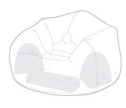 Intex Beanless 1 Persoons Chair Assorti -CampEssentials Verkoopwinkel intex beanless 1 persoons chair assorti 9559712 2