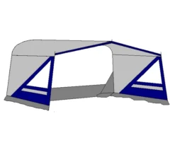 Te Velde Luifel Tarik 220 Cm Blauw